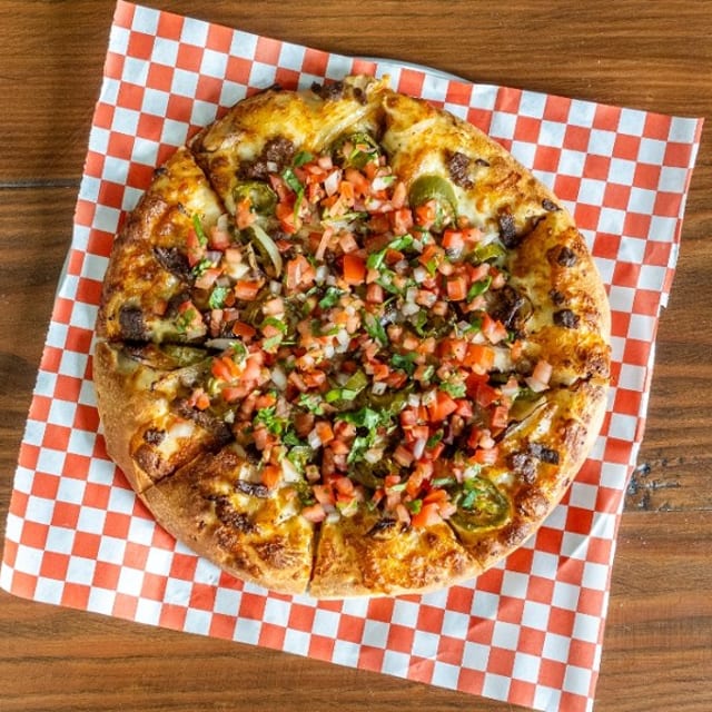 Carne Asada Pizza.