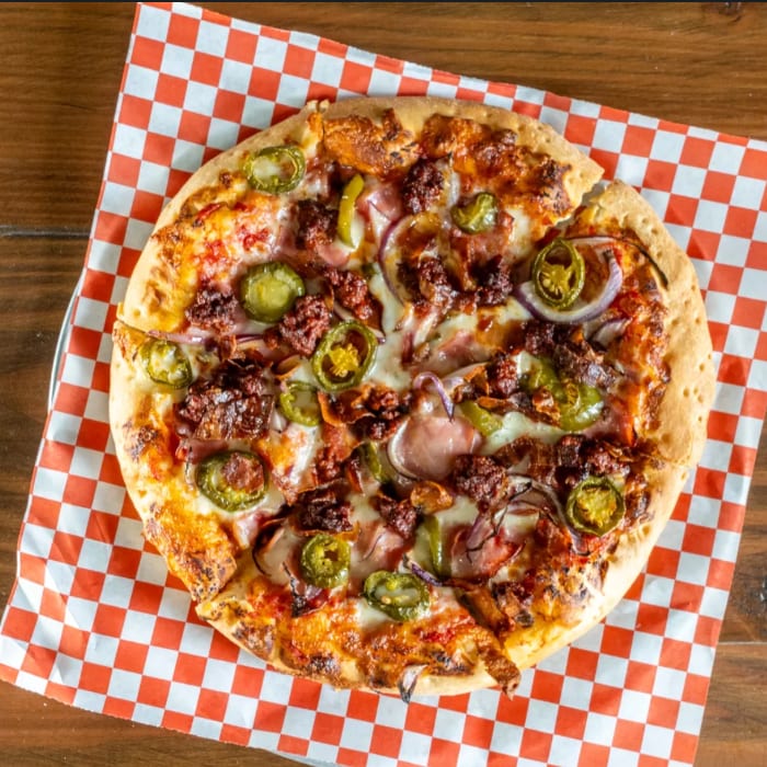 Fiery Chorizo Pizza.